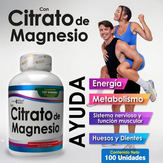 Citrato de Magnesio x2 Unidades – Suplemento Natural para tu Bienestar
